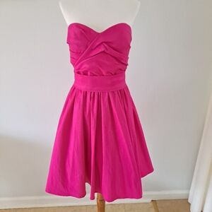 Calvin Klein pink strapless dress size 8